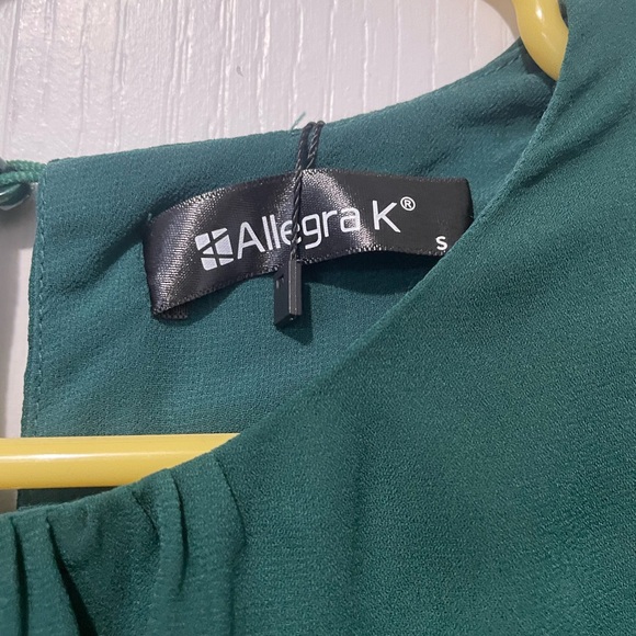 Allegra K Emerald Green Dress NWT - Picture 2 of 5